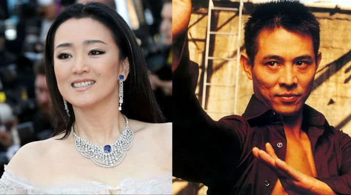  Gong Li and Jet Li