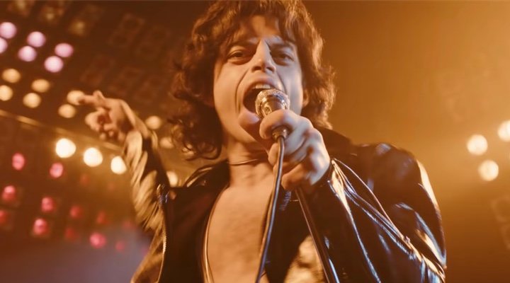 Rami Malek in Bohemian Rhapsody