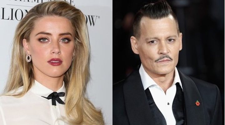 Amber Heard and Johnny Depp