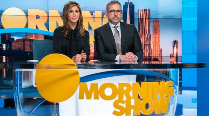 Jennifer Aniston and </p><div class='pub-box-intext'><div id='smartIntxt'></div></div><p>Carell in 'The Morning Show', an AppleTV+ original series