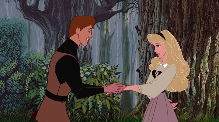 Princess Aurora and Prince Philip in 'Sleeping Beauty' (1959)