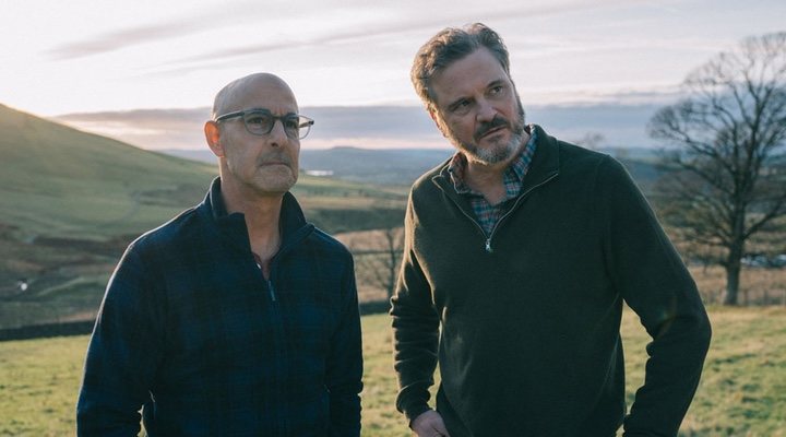 Colin Firth and Stanley Tucci star as a couple taking one last English road trip in 'Supernova'