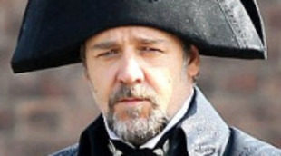 Primeras imágenes de Russell Crowe como Javert en el rodaje de 'Los Miserables'