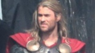 Chris Hemsworth se deja ver en las nuevas fotos del rodaje de 'Thor: The Dark World'