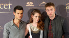 Robert Pattinson, Kristen Stewart y Taylor Lautner alcanzan "la cúspide" con 'Amanecer: Parte 2'