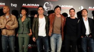 Carlos y Javier Bardem, Álex González y Miguel Ángel Silvestre presentan 'Alacrán enamorado'