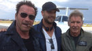 Arnold Schwarzenegger, Patrick Hughes y Harrison Ford comparten una foto  del rodaje de 'Los Mercenarios 3'