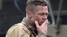 Brad Pitt, pillado vestido de uniforme durante el rodaje de 'Fury'