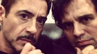 Mark Ruffalo y Robert Downey Jr. publican nuevas fotos del rodaje de 'Los Vengadores: La era de Ultron'