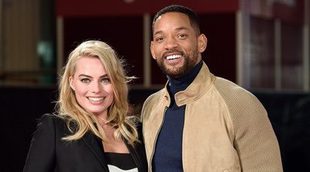 Will Smith y Margot Robbie hablan de 'Escuadrón Suicida' y el abandono de Tom Hardy durante la presentación de 'Focus'