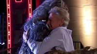 Harrison Ford y Chewbacca se reconcilian en el programa 'Jimmy Kimmel Live'