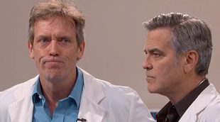 George Clooney y Hugh Laurie protagonizan un crossover de 'Urgencias' y 'House' en "Jimmy Kimmel Live!"