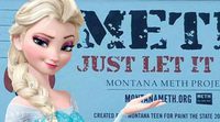 'Frozen': Una Elsa yonqui se vuelve viral con esta publicidad anti-drogas que es de hace varios años