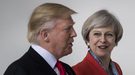 Donald Trump y Theresa May bailan como 'La La Land' en las calles de Londres