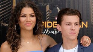 Tom Holland y Zendaya se lanzan pullitas en la premiere de Madrid de 'Spider-Man: Homecoming'