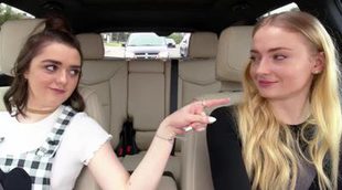 Maisie Williams y Sophie Turner imitan a Ned Stark en el 'Carpool Karaoke' de 'Juego de Tronos'