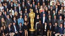 Los nominados a los Oscar 2018 se hacen la foto de familia con una Agnès Varda de cartón