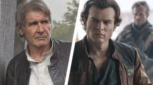 'Han Solo: Una historia de Star Wars': Harrison Ford sorprende a Alden Ehrenreich durante una entrevista