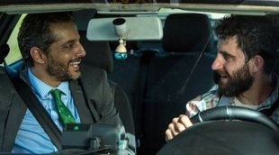 Dani Rovira es un taxista cabreado en el rodaje de 'Taxi a Gibraltar, una buddy movie con "Shrek y el burro"