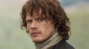 Cuando a Sam Heughan ('Outlander') le pintaron un mural a tamaño real por encarnar a... ¿Tarzán?