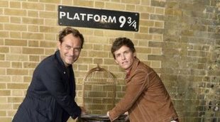 'Animales Fantásticos': Eddie Redmayne y Jude Law celebran la vuelta a Hogwarts en King's Cross