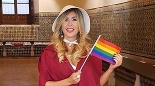 Malena Gracia se disfraza de 'El cuento de la criada' gay en un convento de Sevilla por alguna razón