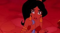 'Aladdin': Primer vistazo a Naomi Scott con el traje rojo de Jasmine