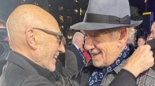 Patrick Stewart e Ian McKellen y su cariñoso reencuentro en la premiere de 'Star Trek: Picard'