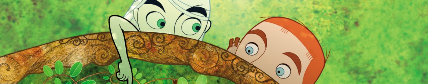 'The secret of Kells', forma sobre fondo