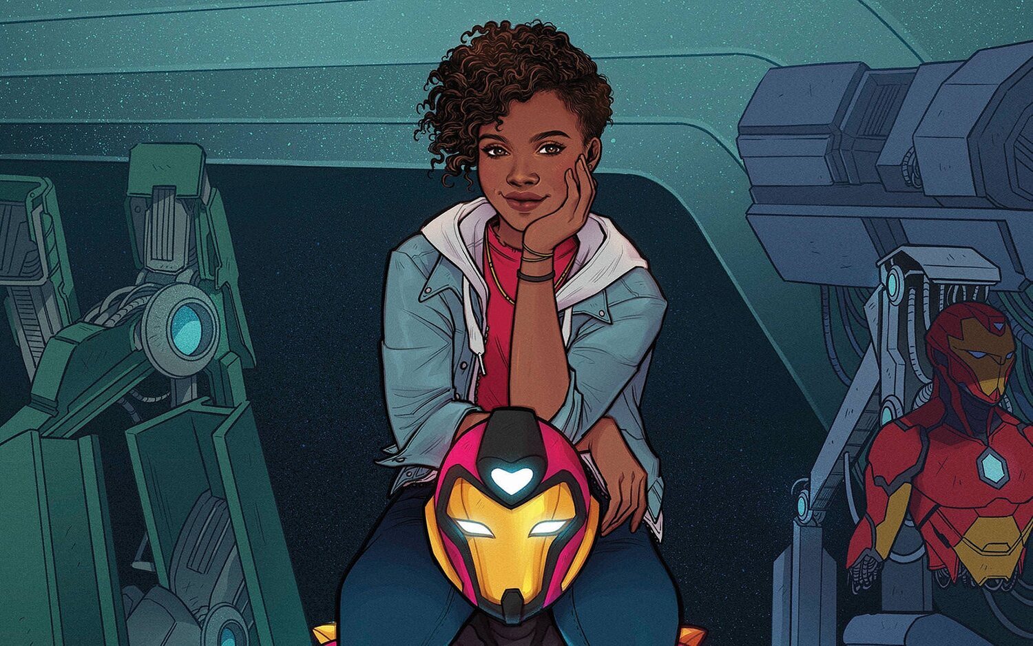 'Ironheart': Primer vistazo a Dominique Thorne con la armadura y a Anthony Ramos en el rodaje