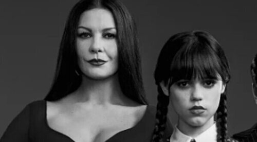 'Wednesday': Primer vistazo a la familia Addams al completo, con Catherine Zeta-Jones como Morticia