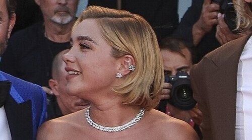 'No te preocupes, querida': Florence Pugh llevó a su abuela a la premiere en el Festival de Venecia