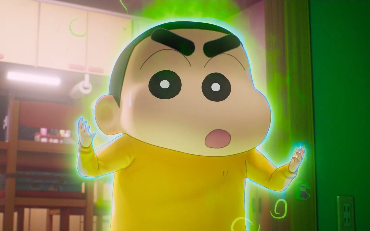 Shin Chan tiene poderes en el tráiler de la primera película del personaje en animación 3D