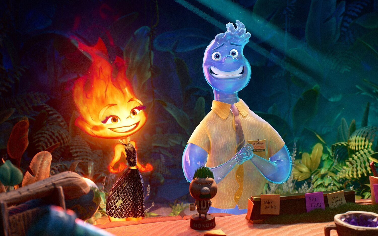 Tráiler de 'Elemental', lo último de Pixar: Una chica-fuego y un chico-agua se rebelan contra las normas