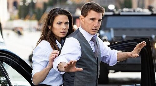 'Misión Imposible: Sentencia Mortal' tiene una persecución de 20 minutos con Tom Cruise y Hayley Atwell esposados