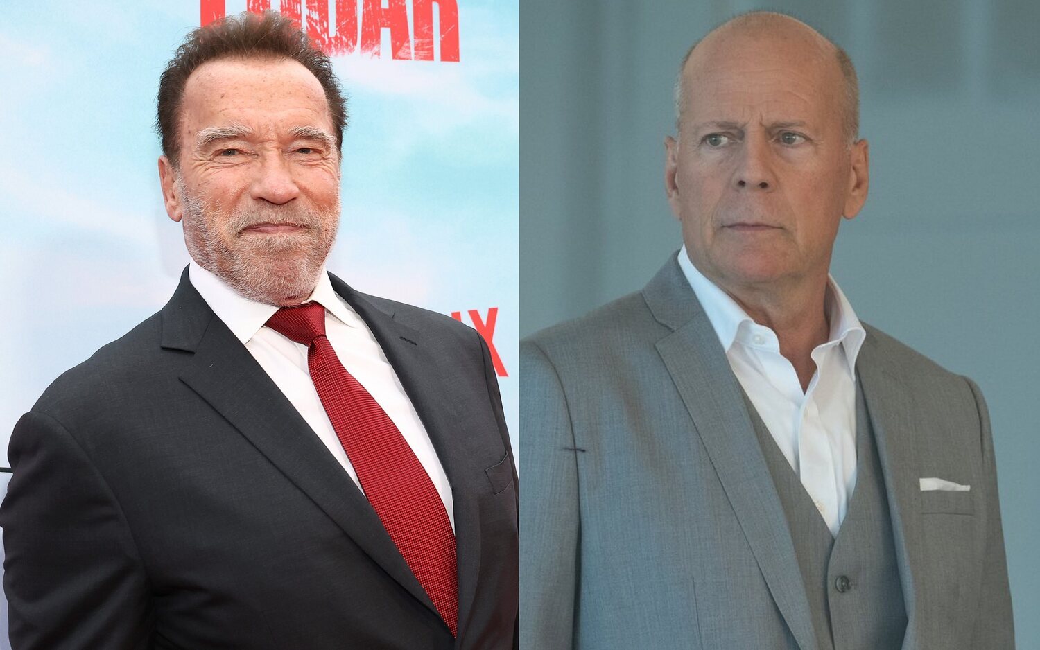 Arnold Schwarzenegger reacciona a la retirada de Bruce Willis: "Siempre será una gran estrella"