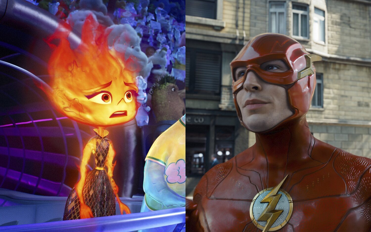 'Flash' decepciona y Pixar se estrella con 'Elemental' en la taquilla estadounidense