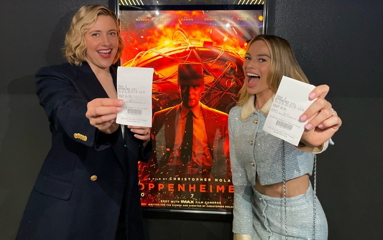 Margot Robbie y Greta Gerwig se unen al gesto de Tom Cruise y compran entradas para 'Oppenheimer'