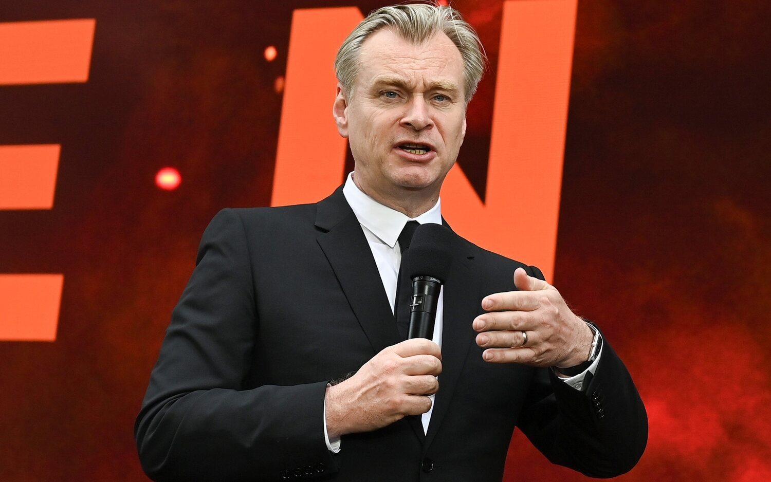 Christopher Nolan en el estreno de 'Oppenheimer' en Londres