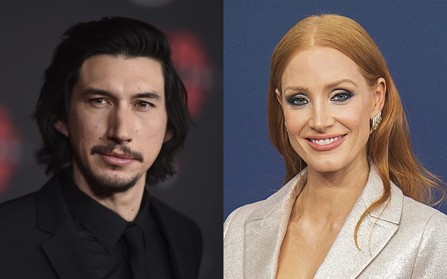 Adam Driver y Jessica Chastain acudirán al Festival de Cine de Venecia