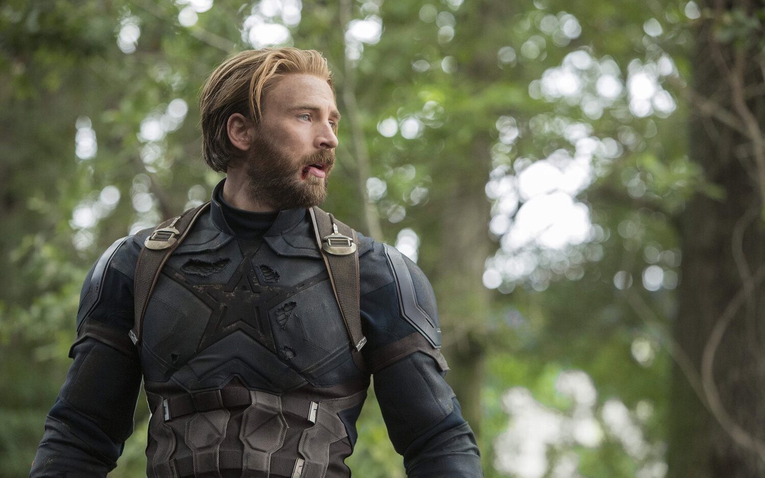 Chris Evans como Capitán América en 'Vengadores: Endgame'