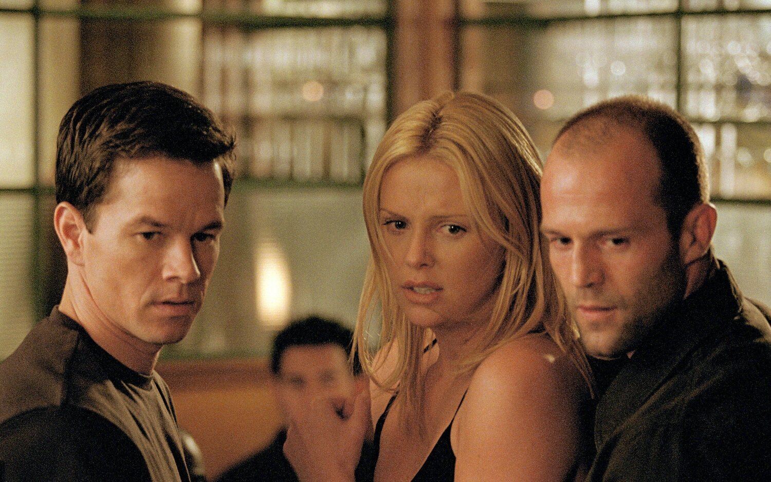 Mark Wahlberg, Charlize Theron y Jason Statham en 'The Italian Job'