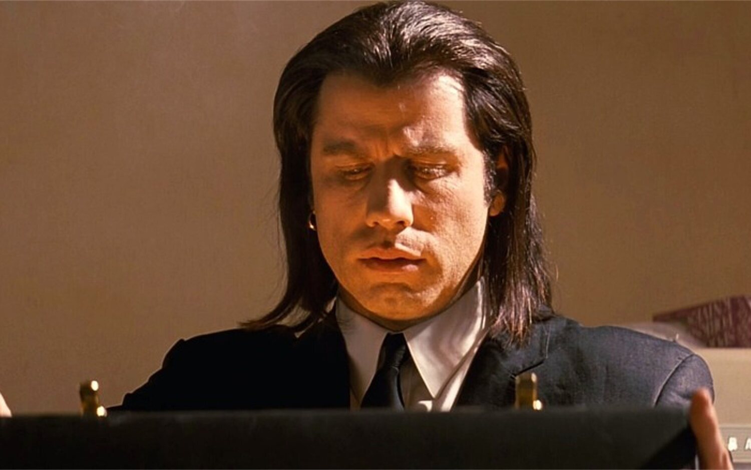 John Travolta en 'Pulp Fiction' de Quentin Tarantino