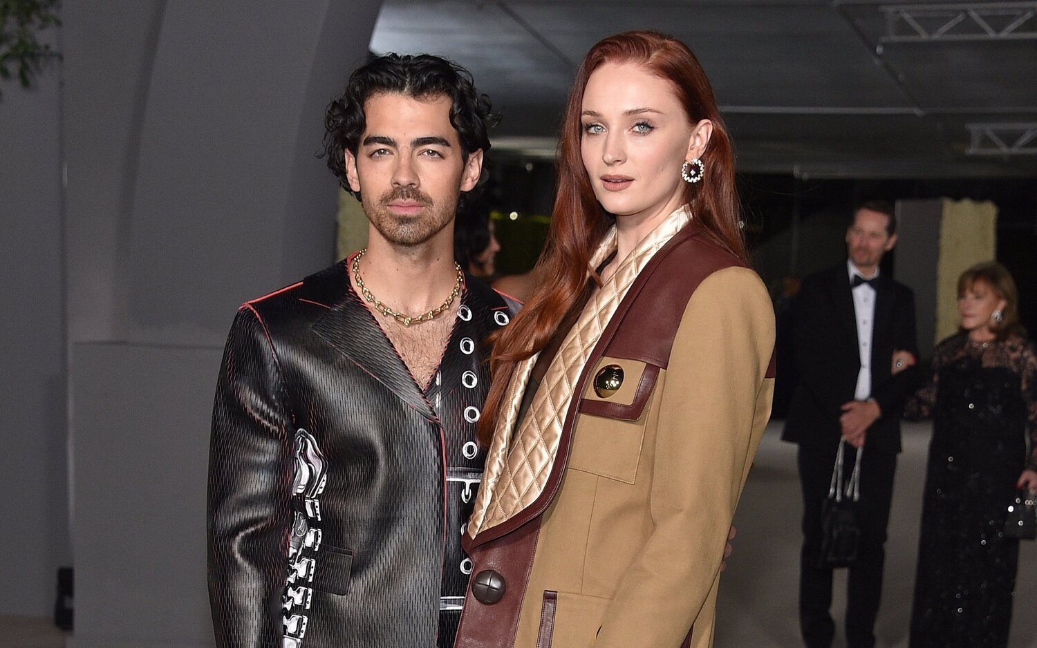 Joe Jonas y Sophie Turner en el Museo de la Academia de Hollywood