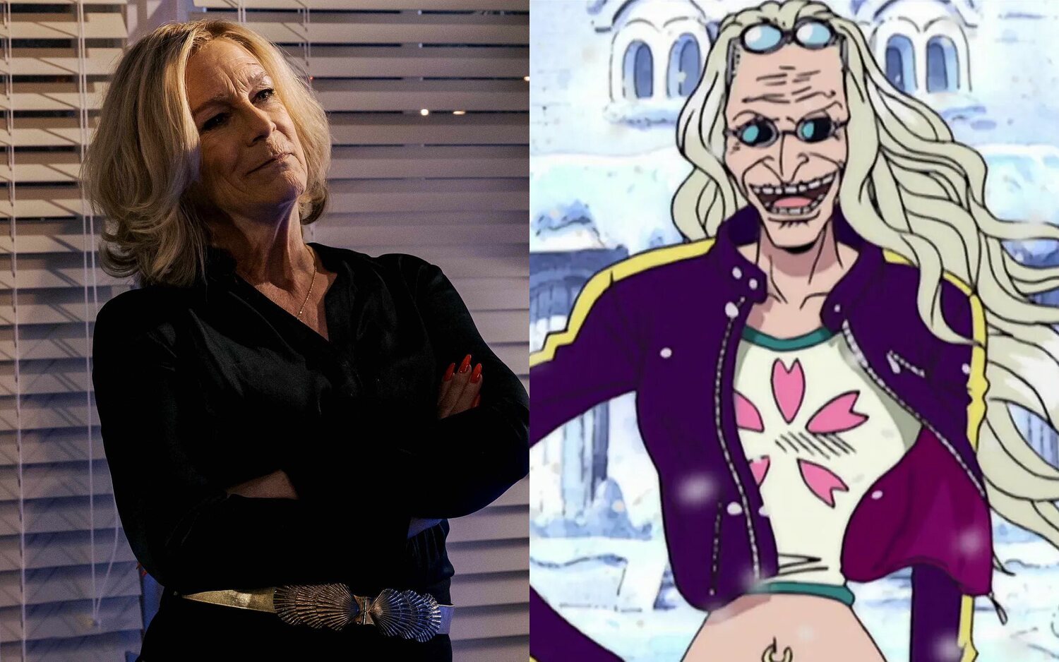 Jamie Lee Curtis en 'The Bear' / Dr. Kureha en 'One Piece'