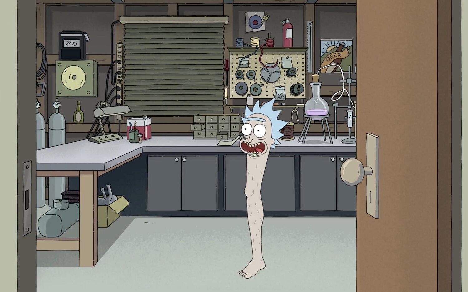 Rick Sanchez es una pierna en la séptima temporada de 'Rick y Morty'