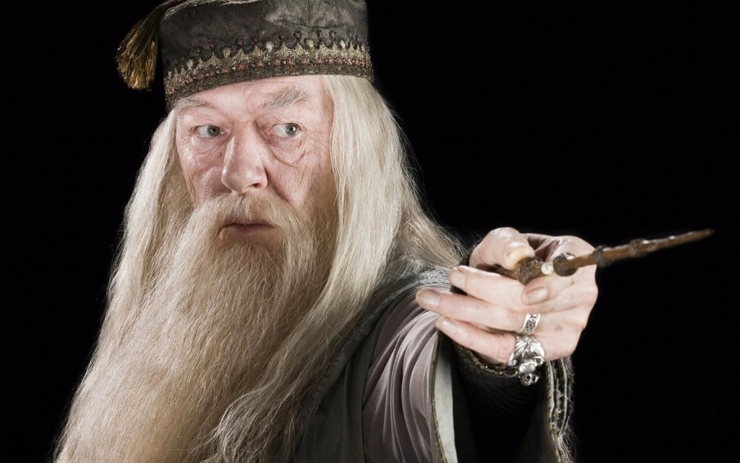 Michael Gambon como Dumbledore de 'Harry Potter'