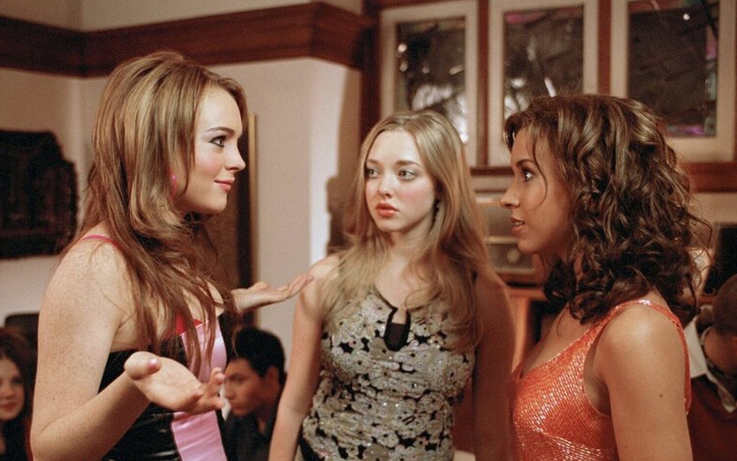 Lindsay Lohan, Amanda Seyfried y Lacey Chabert en 'Chicas malas'