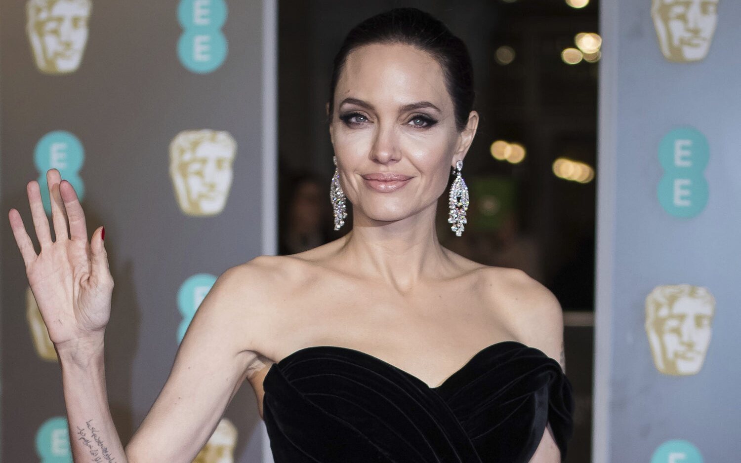 Angelina Jolie en los BAFTA