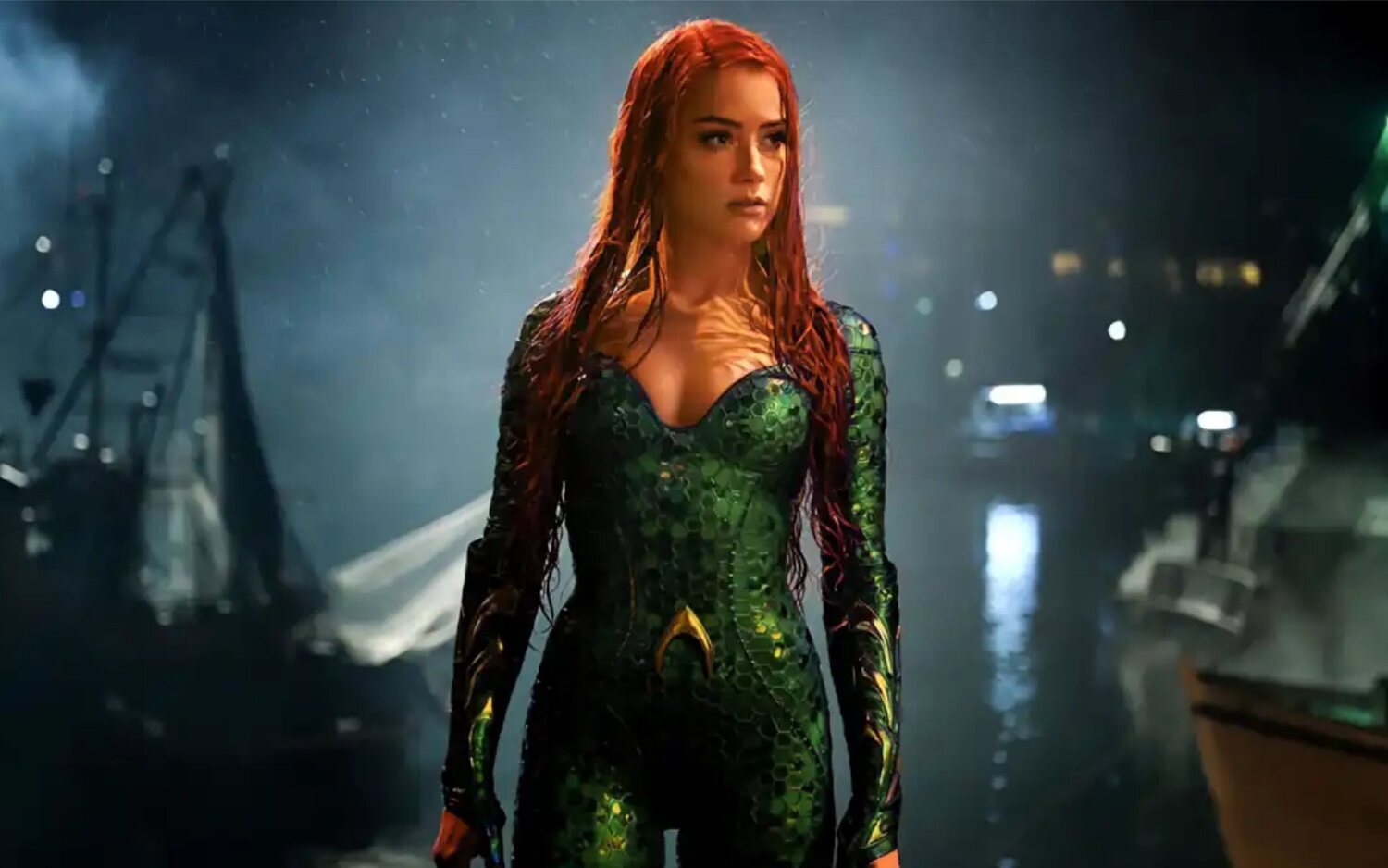 Amber Heard en 'Aquaman y el reino perdido'